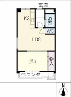 SENOHEN TOYOAKE【2階】の間取り
