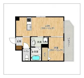 LIFEFIELD JR二日市駅前【8階】の間取り