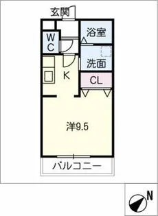 エスペランサ【1階】の間取り