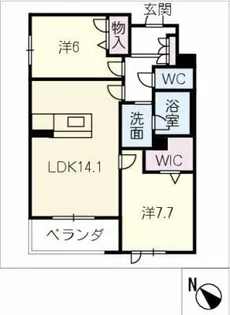 ベルラシック【2階】の間取り
