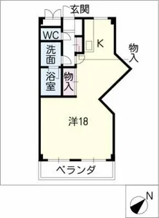 メゾン小浜ヒルズ【5階】の間取り