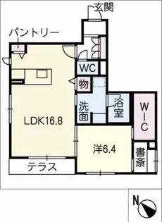 セントリビエ神戸【1階】の間取り