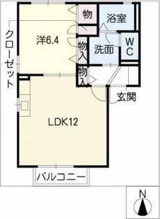 フォルトゥーナ【1階】の間取り