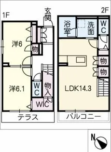 Comforza【2階】の間取り