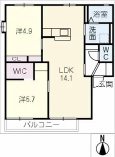 ポールプラン【2階】の間取り