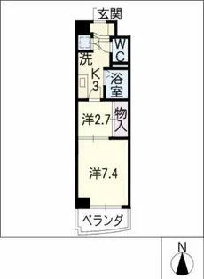 Amenity東陽【2階】の間取り