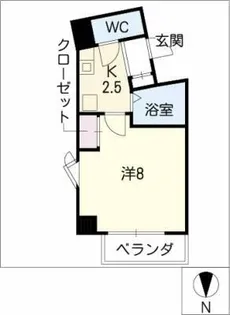 飯田ビル【2階】の間取り
