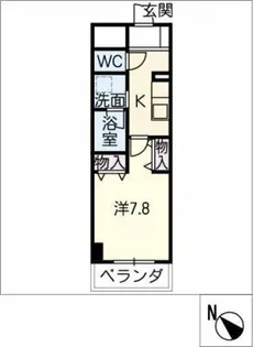 meLiV栄生【3階】の間取り