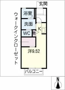 プランドール【2階】の間取り