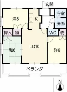 パラツォ【1階】の間取り