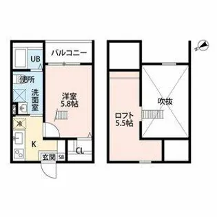 Endor 鳴海【1階】の間取り