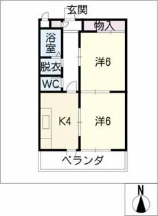 パインハウス【3階】の間取り
