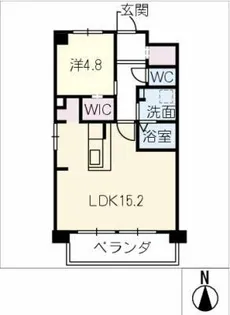 ドヌール諏訪【4階】の間取り