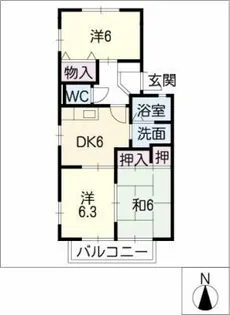 マ・メゾン【1階】の間取り