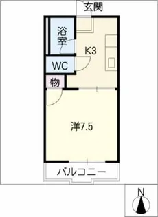 エトアール(A棟・B棟)【1階】の間取り