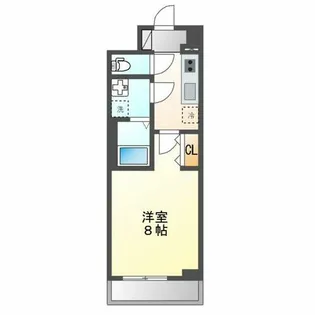 S-RESIDENCE志賀本通North【210号室】の間取り