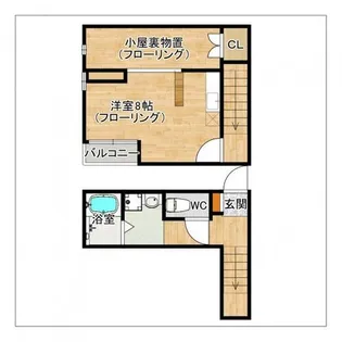 Bel Tempo周船寺【2階】の間取り