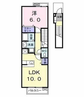 レジデンス・フジ【2階】の間取り