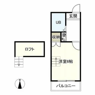 リエート的場【2階】の間取り