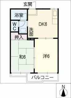 メゾン・カフェオーレ【2階】の間取り