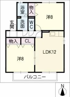フォレストパレスC棟【2階】の間取り