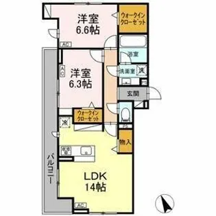 リエート【3階】の間取り