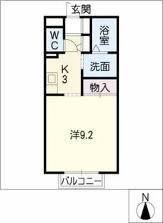 メゾンクレール【2階】の間取り