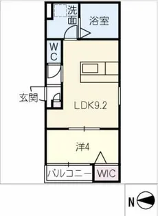 LECOCON津島Ⅳ【3階】の間取り