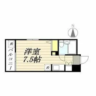 メゾン・ド・シャンテ【0416号室】の間取り