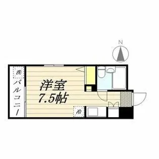 メゾン・ド・シャンテ【0416号室】の間取り