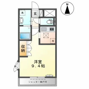 ディープ・アート【1階】の間取り