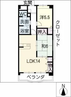 Popolare MY【2階】の間取り