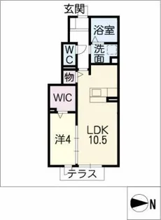 エムグランデA【1階】の間取り