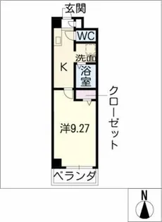 ビバ犬山【3階】の間取り