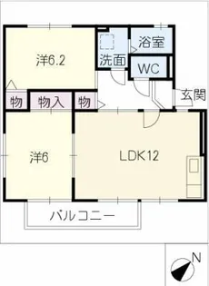 ヴィラエイトA棟【2階】の間取り