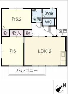 ヴィラエイトA棟【2階】の間取り