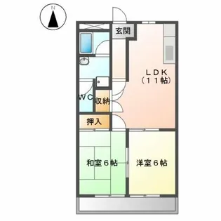 Tハピネス【1階】の間取り