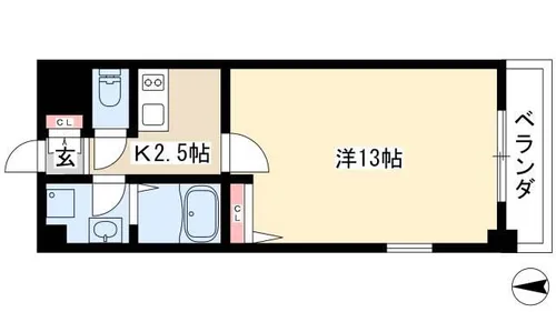 FLAT12【3階】の間取り