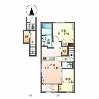 ベル・ボヌール【2階】の間取り
