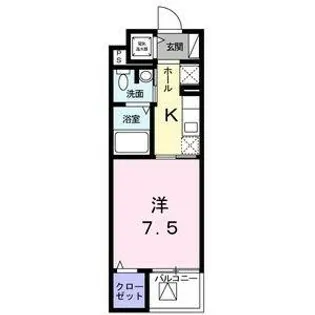 ラシュレ【2階】の間取り