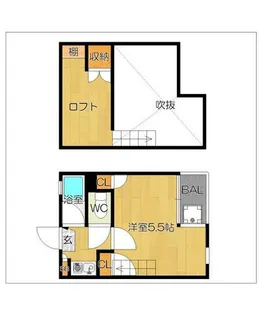 プリマベーラ【203号室】の間取り