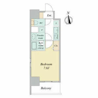 グランドゥール名駅西(旧ルネフラッツ名駅西)【0201号室】の間取り