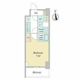 グランドゥール名駅西(旧ルネフラッツ名駅西)【9階】の間取り