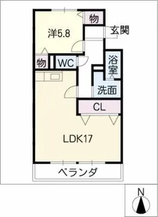 Festa中平【2階】の間取り