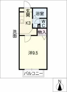 サニーコート6【1階】の間取り