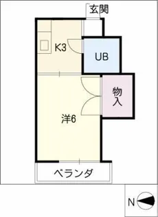 ハイツサイトウ【4階】の間取り