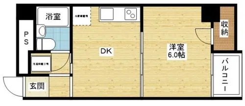 新大阪川島マンション【9階】の間取り