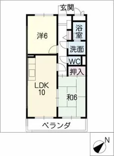 コンフォールKATO【2階】の間取り