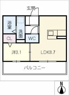 gutta【2階】の間取り