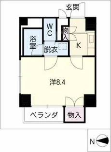 パックス今池【2階】の間取り